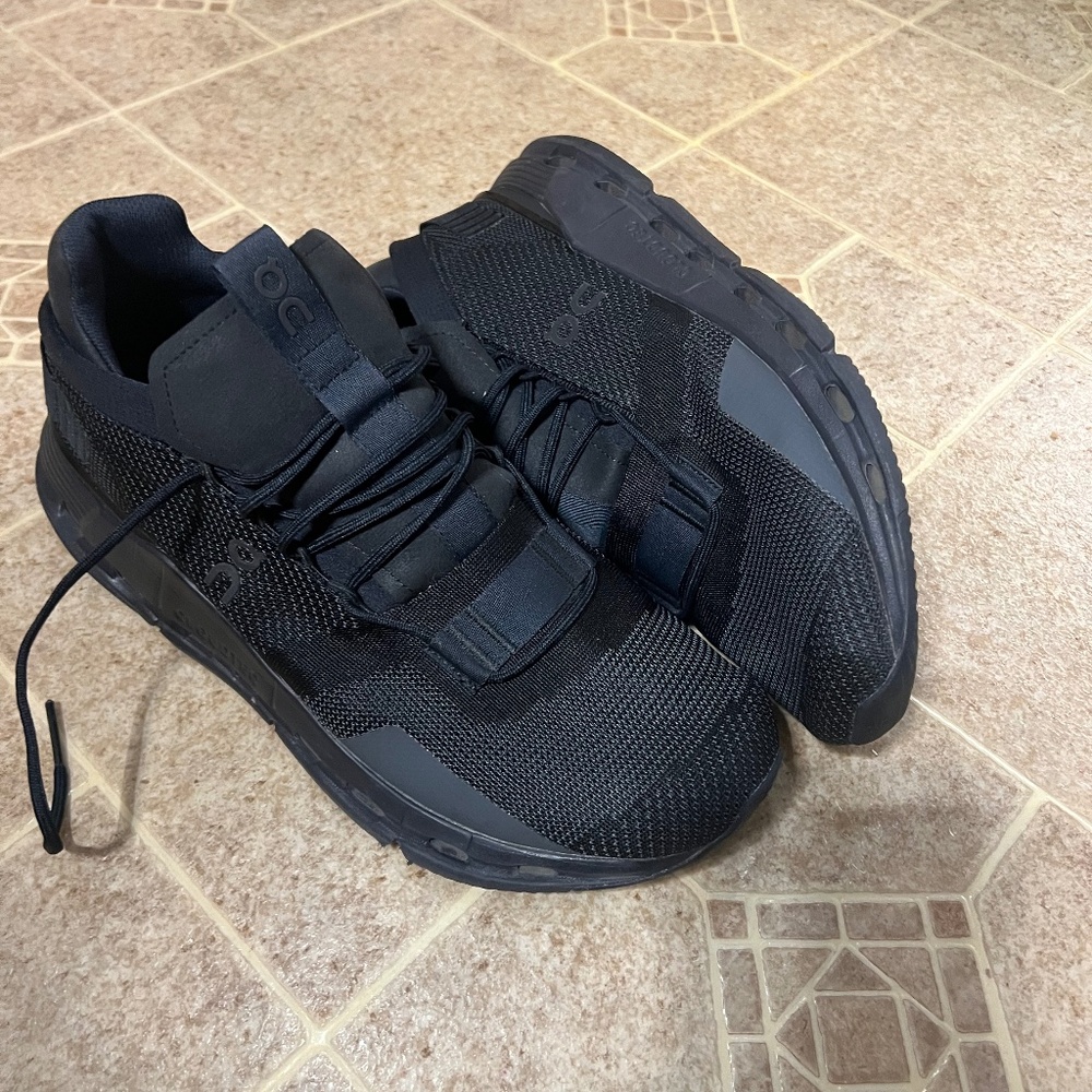 On cloud shoes